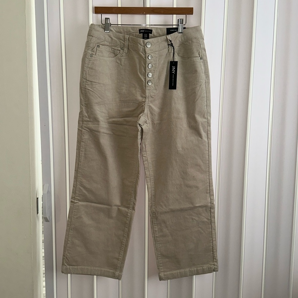 JNY straight leg high rise pants